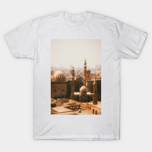 Cairo | Retro Cityscapes T-Shirt by Visitify